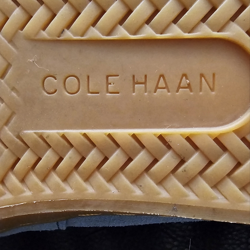 Cole Haan Grand.ØS Blue Suede Penny Loafers Men's 10.5 M EXCELLENT CONDITION - Picture 8 of 11